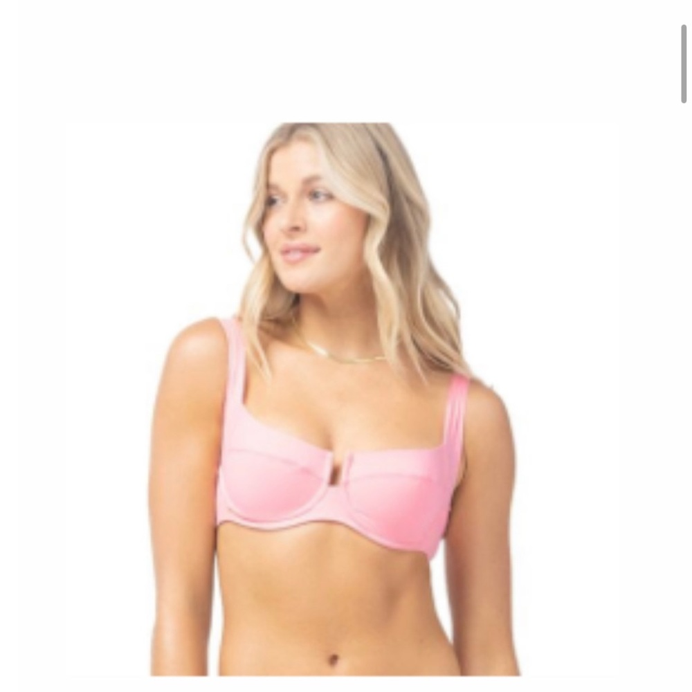 L SPACE CAMELLIA BIKINA TOP